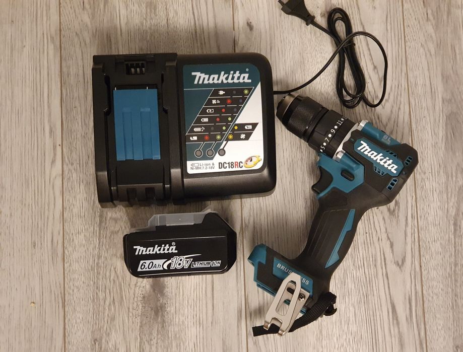 Nowa wkrętarka makita DDF487 + ŁADOWARKA + BATERIA 6AH
