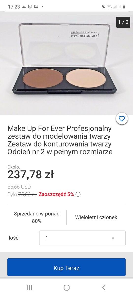 MAKE UP FOR EVER Sculpting Kit do modelowania twarzy