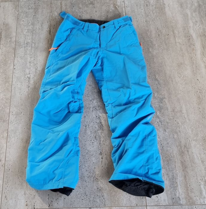 Spodnie XS na narty narciarskie zimowe niebieskie damskie