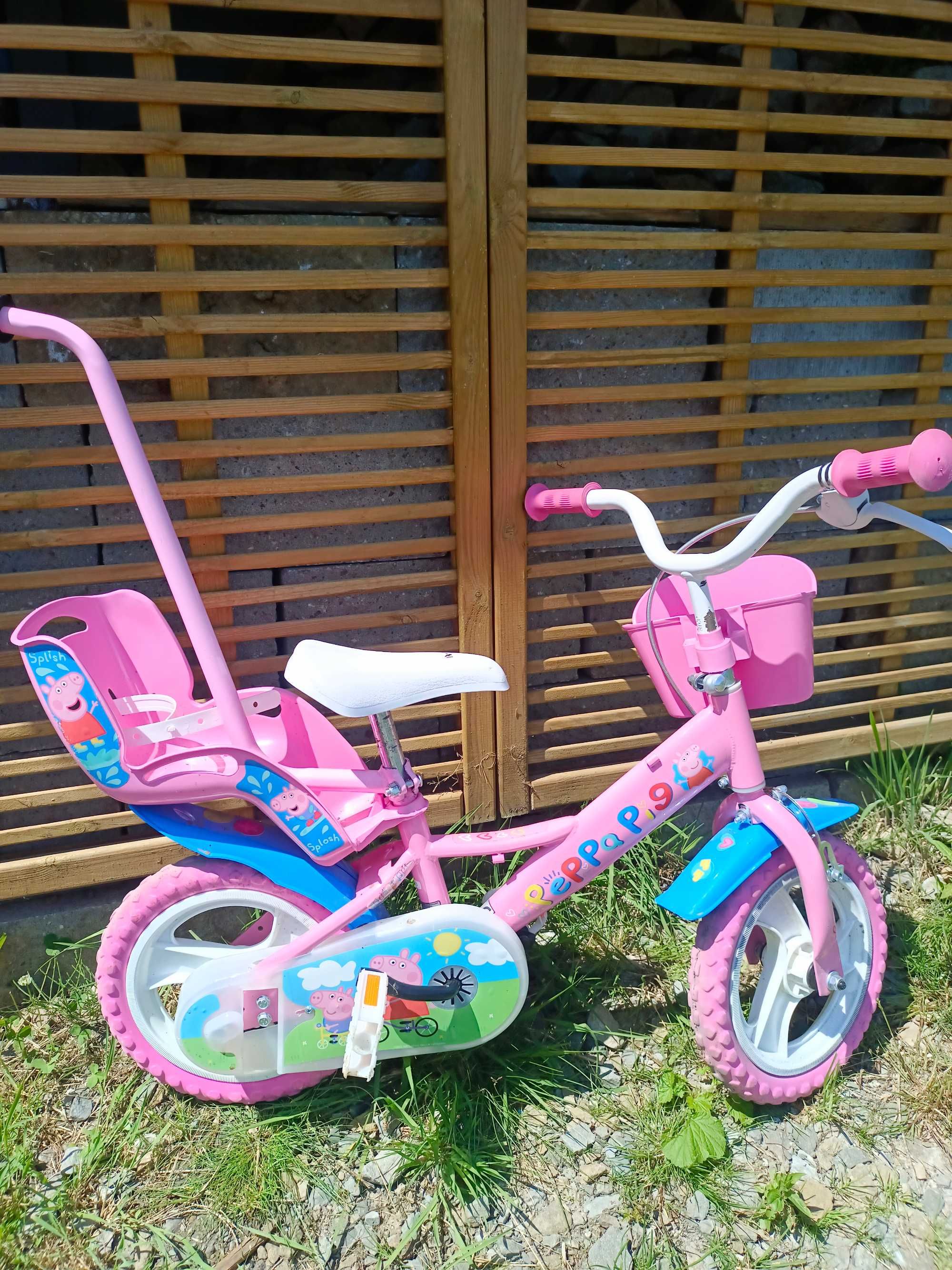 Rowerek 12 cali Peppa kółka boczne