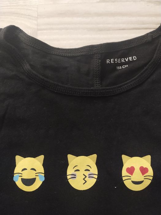 Bluzka dziewczęca T-shirt bez rękawów Reserved r. 158