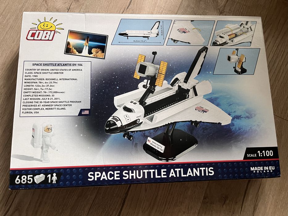 Cobi klocki Space Shuttle Atlantis