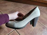 Buty na obcasie szpilki czólenka 38