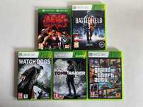 Gry Xbox 360 GTA 5 V, Watchdogs, Tomb Raider, Battlefield 3, Tekken 6