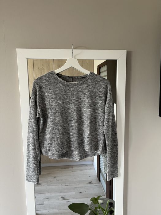 Crop top szary XS
