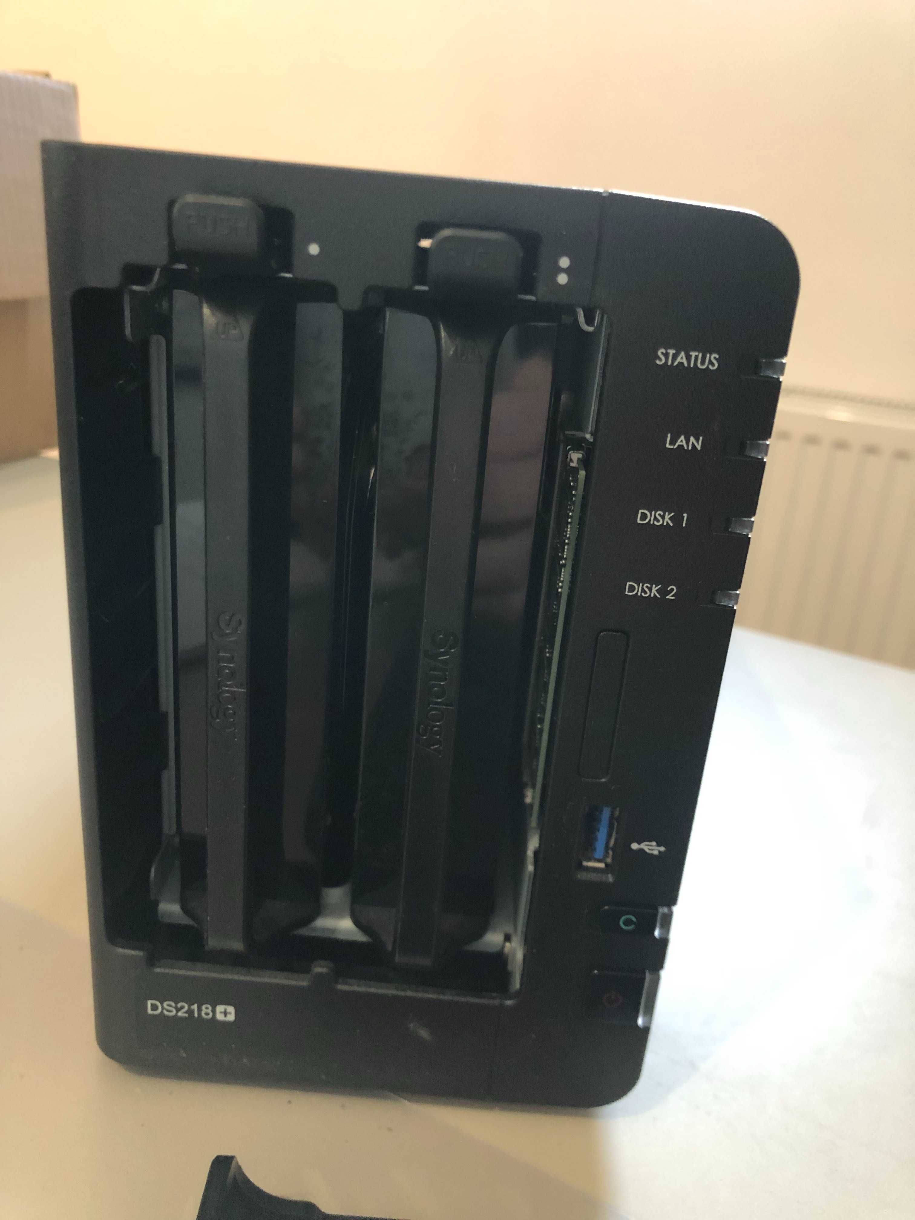 Synology DiskStation DS218+ Dysk sieciowy NAS - mały przebieg