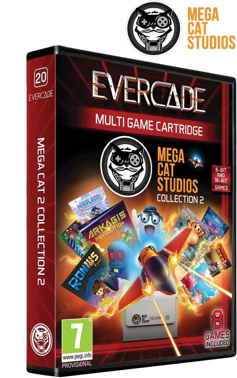 EVERCADE #20 - Zestaw 8 gier Mega Cat 2