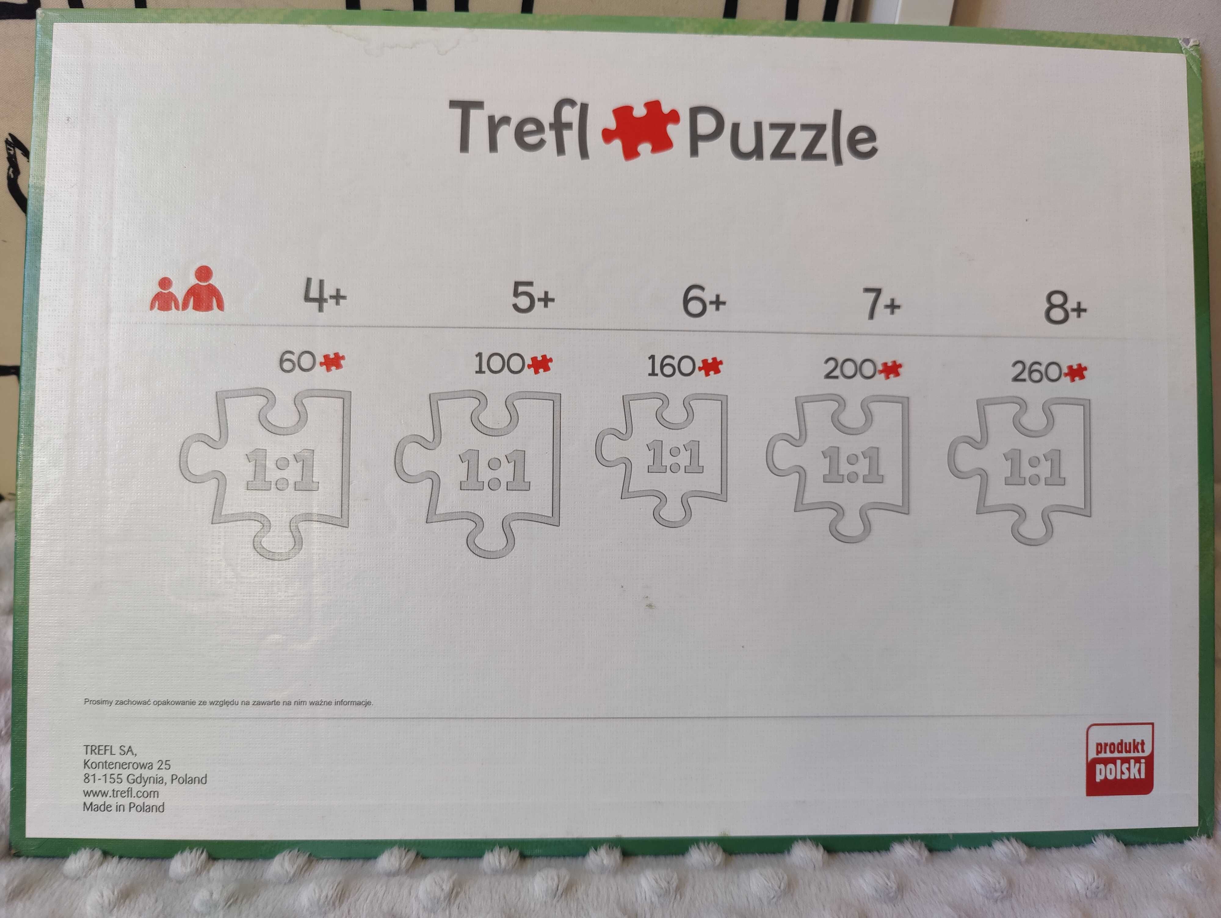 Puzzle ramkowe Trefl Gang Słodziaków Biedronka 15 elementów