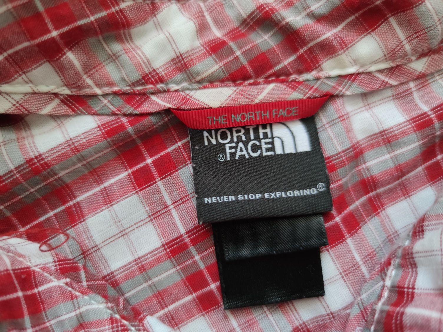 The North Face koszula męska w kratę XL na krótki rękawek