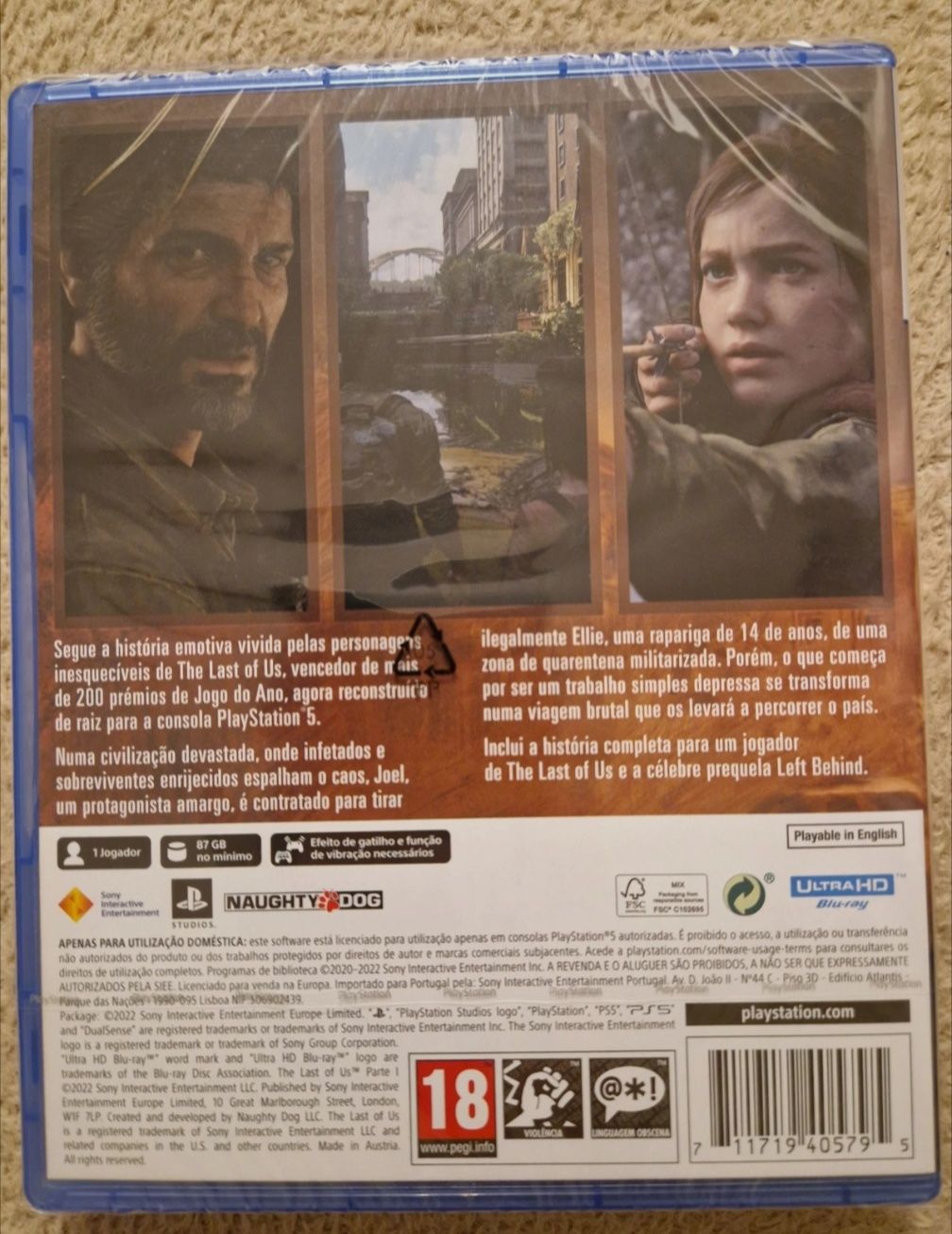 Jogo PS5 the Last of us part I selado