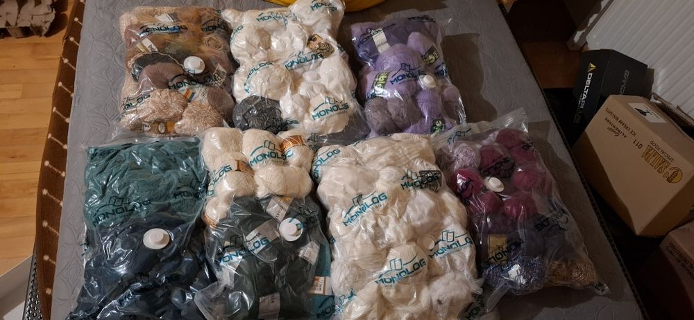 Wełna włóczka różne rodzaje