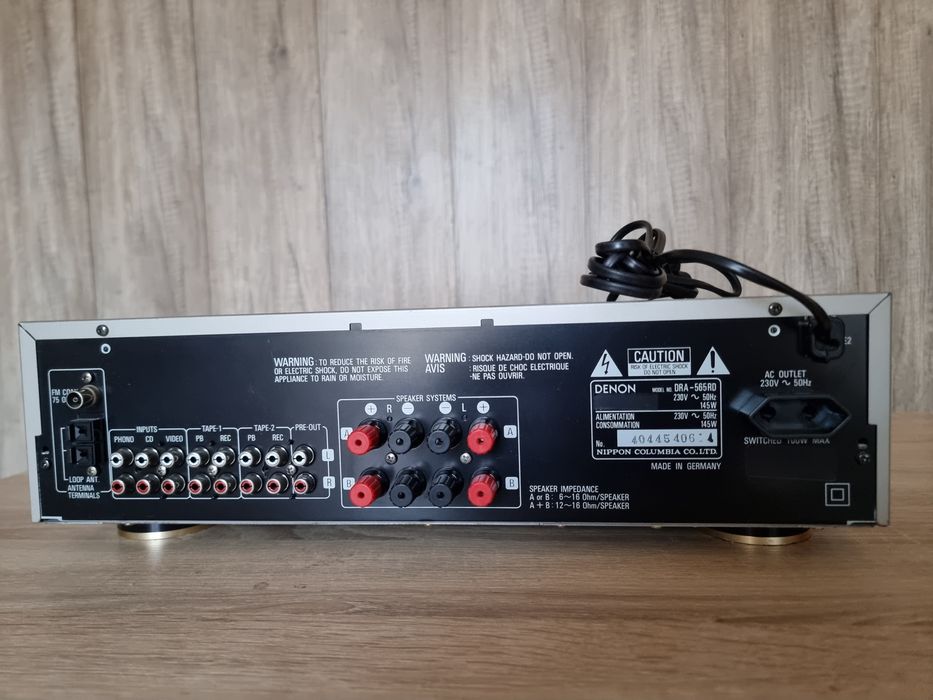 DENON -amplituner DRA-565 RD (rezerwacja do 10.11.)