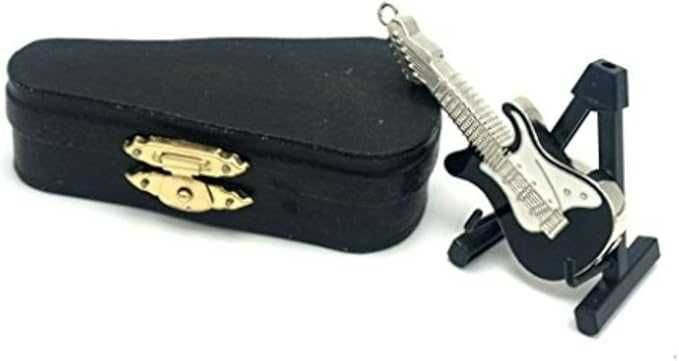 Metalowa gitara pamięć USB 16 GB USB 2.0 dysk na kciuki z pudełkiem