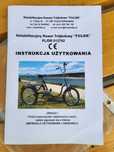 Rehabilitacyjny rower  trójkołowy Tolek.