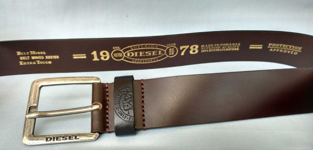 Мужской кожаный ремень Diesel