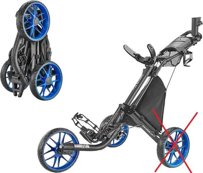 Caddytek CaddyLite EZ V8 Wózek golfowy 3 kołowy do golfa