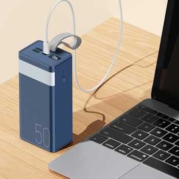 Power bank REMAX 50000mAh RPP-321 Chinen 2xUSB Typ-C22,5W niebieski