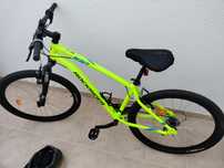Bicicleta ROCKRIDER BTT ST 100 cor Amarela