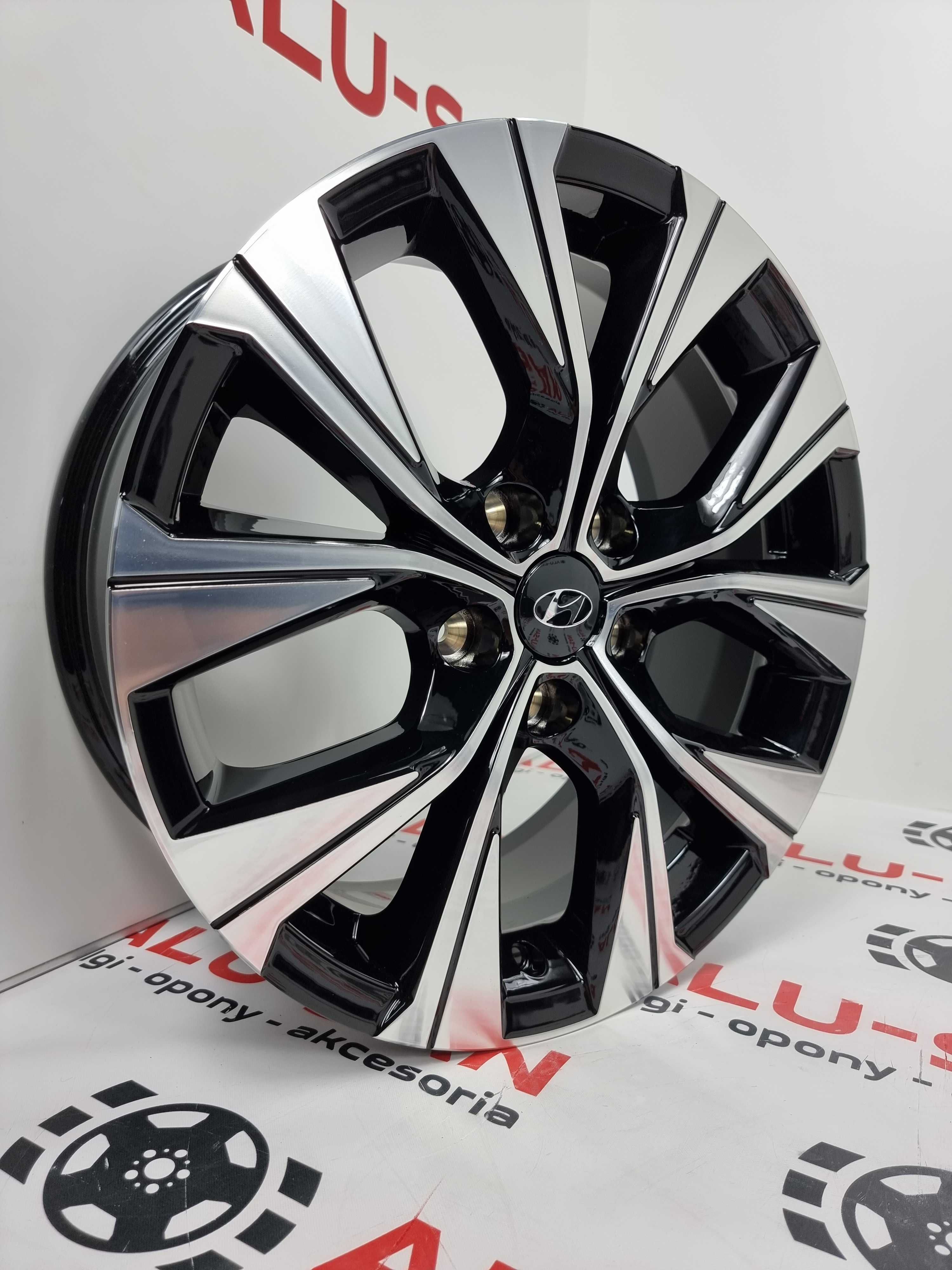 NOWE alufelgi HYUNDAI 17" 5x114,3 Elantra I30 I40 Tucson - Czarne