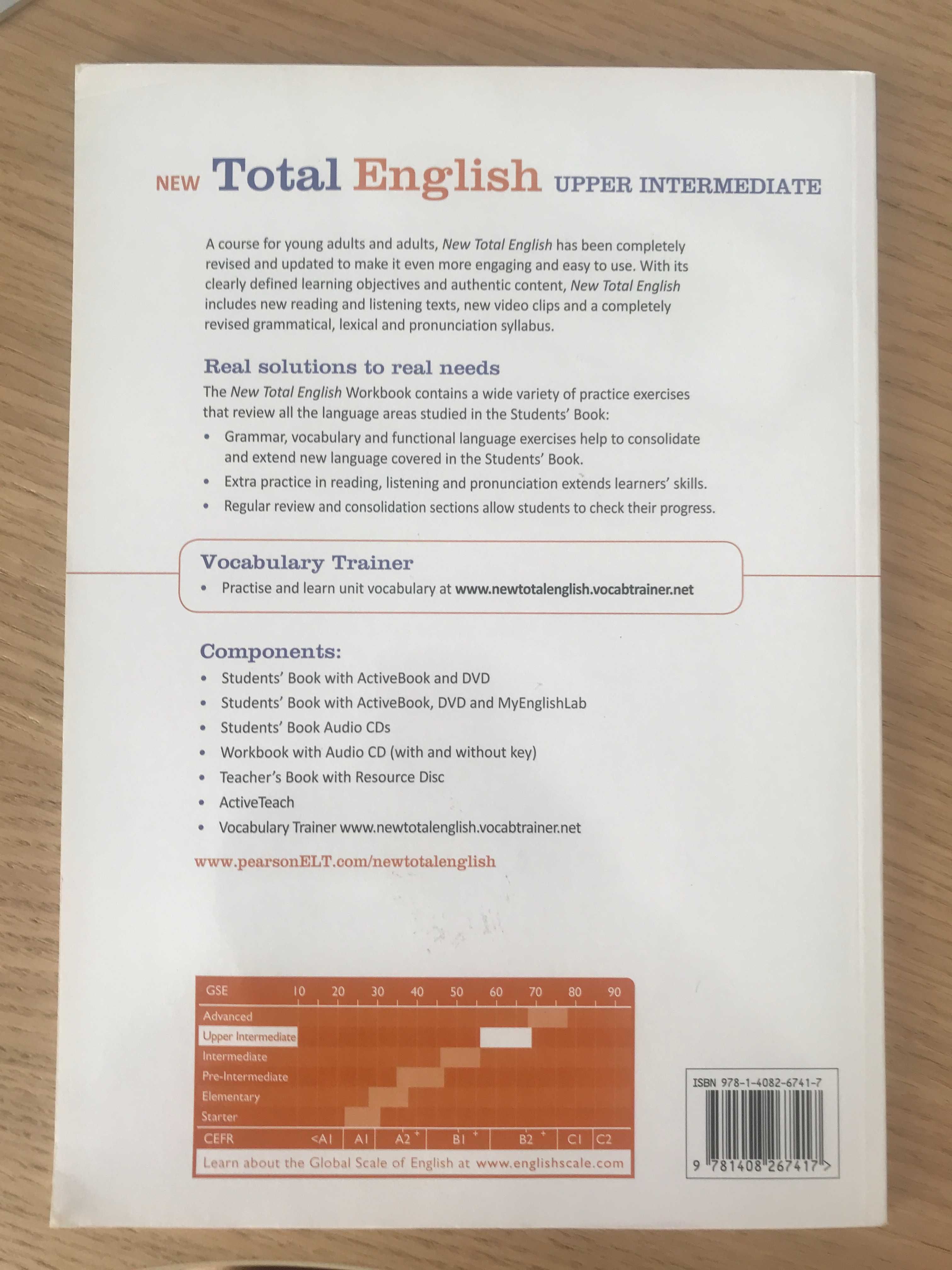 Livro New Total English (Workbook + Key + Cd). Upper Intermediate