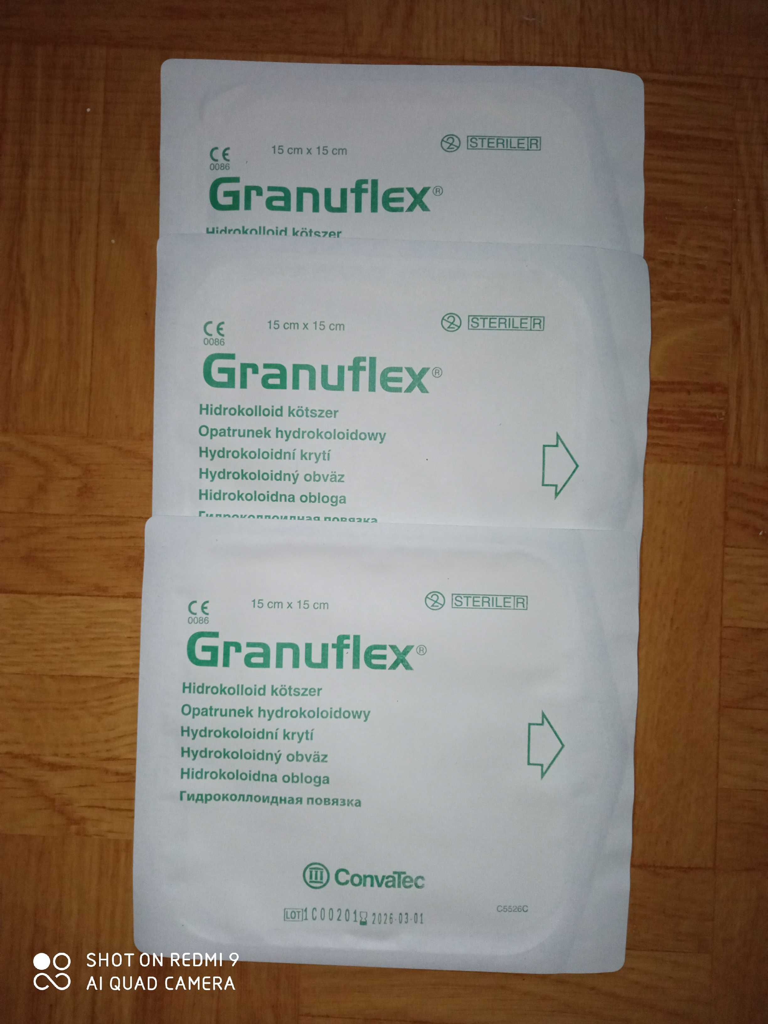 Granuflex 15x15 opatrunek hydrokoloidowy