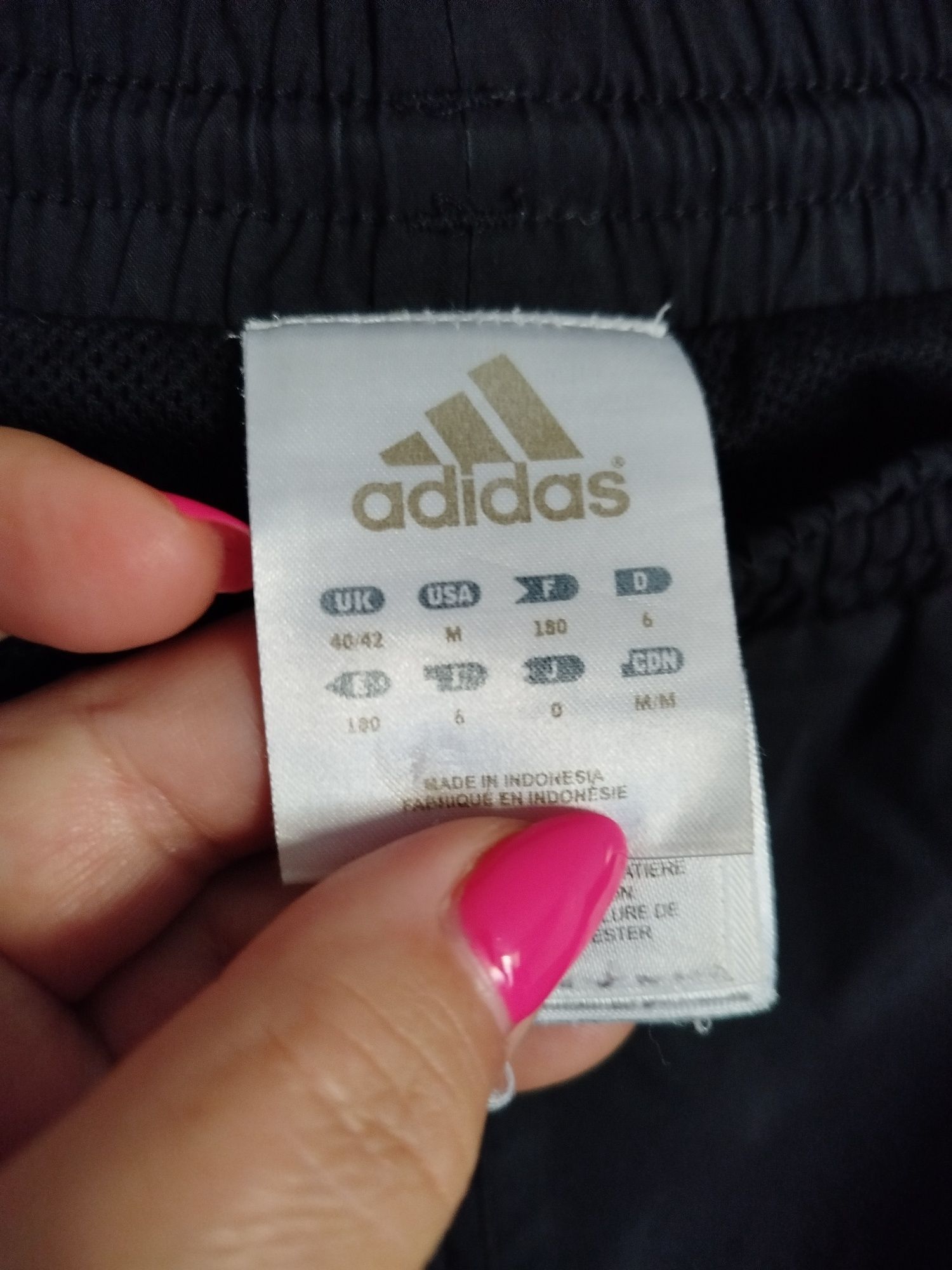 Spodnie sportowe męskie Adidas rozmiar M stan idealny