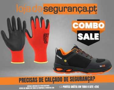 Combo Calçado de Segurança + Luva de Segurança (Glova + FORWALK)