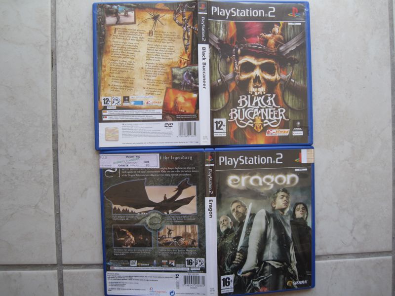 PS2 Jogos Black Buccaneer Version Complete colecção