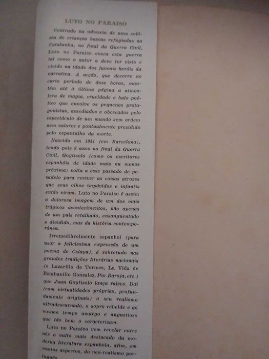 Juan Giytisolo - Luto no Paraíso