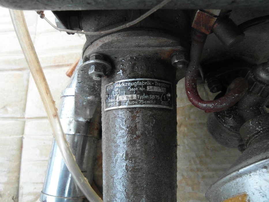 Silnik do łodzi Tummler Treptow SB 75  z 1958r