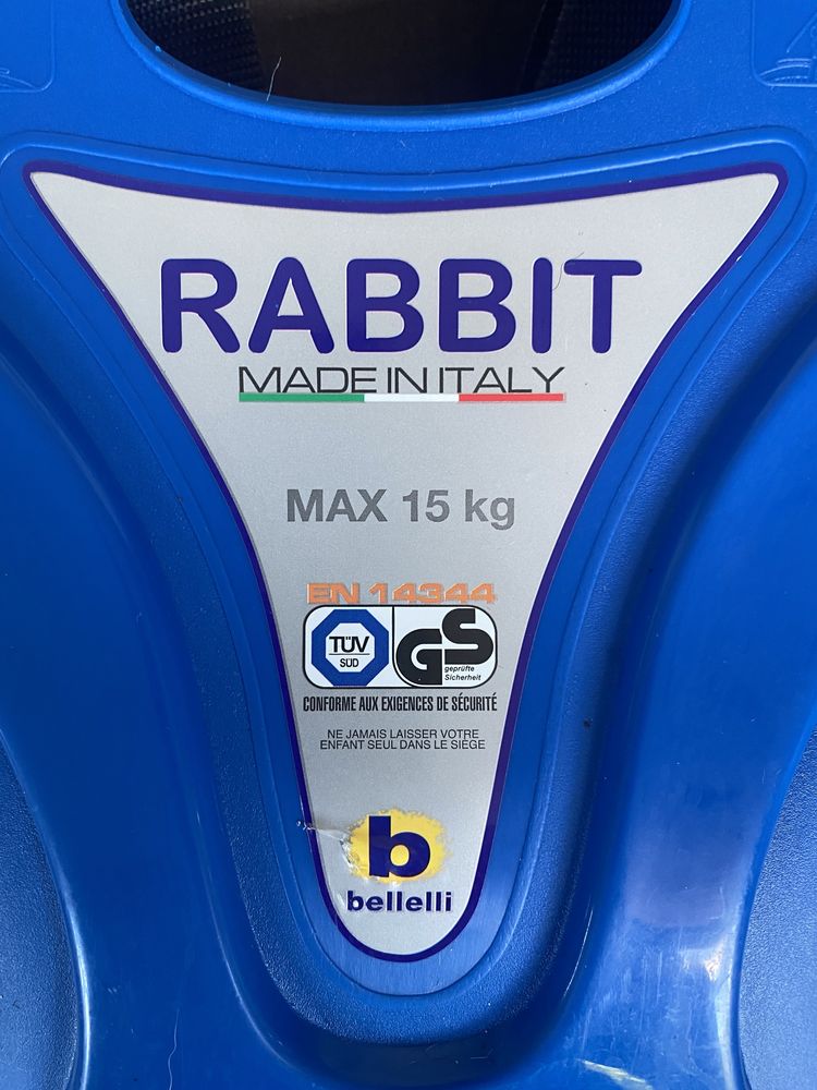 Продам велокресло детское Bellelli Rabbit до 15кг