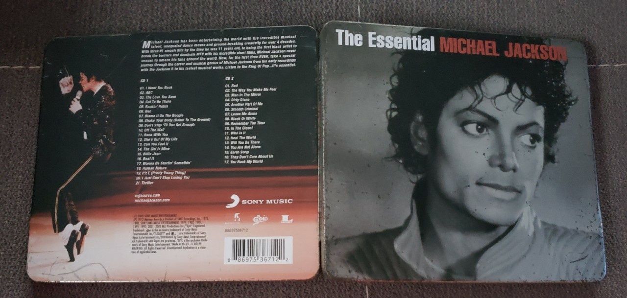 Michael Jackson The Essential UK Steel Box 2xCD