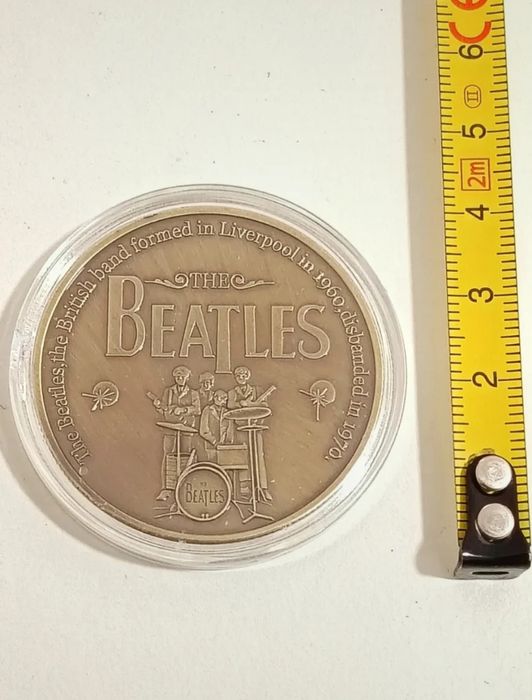 Moeda medalha Beatles 1960/1970