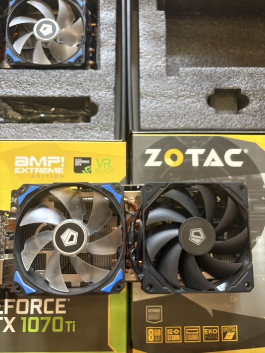 Продам Видеокарты Zotak 1070ti 8gb