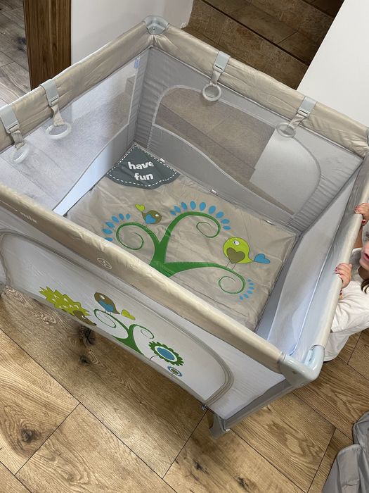 Kojec dziecięcy składany 1x1 m