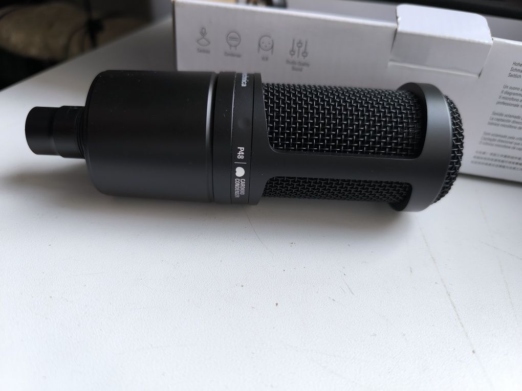 Audio-Technica AT2020 xlr кабель поп фільтрстудійний мікрофон
