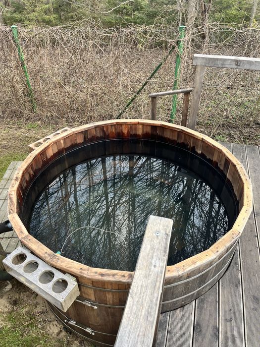 Jacuzzi, Balia drewniana z piecem