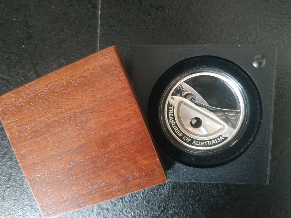 Moneta z serii Skarby Australii perły