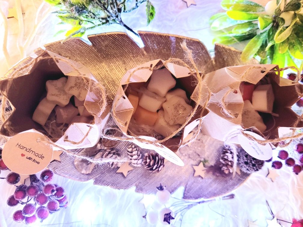 Wosk sojowy do kominka Świeża Lawenda zapachowy handmade 50g prezent