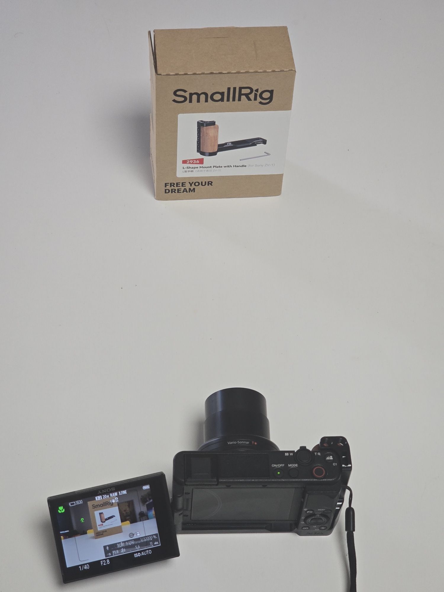 Máquina Fotográfica Compacta SONY ZV-1 + Pega Smallring
