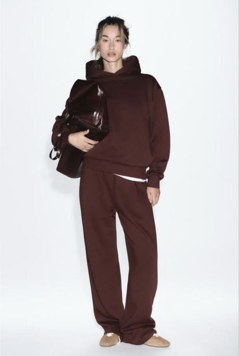 Утеплений трендовий костюм оверсайз Zara