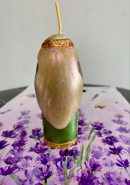 Свічка «Берегиня з мішечком достатку»