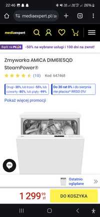 Zmywarka Amica DIM61E5gD