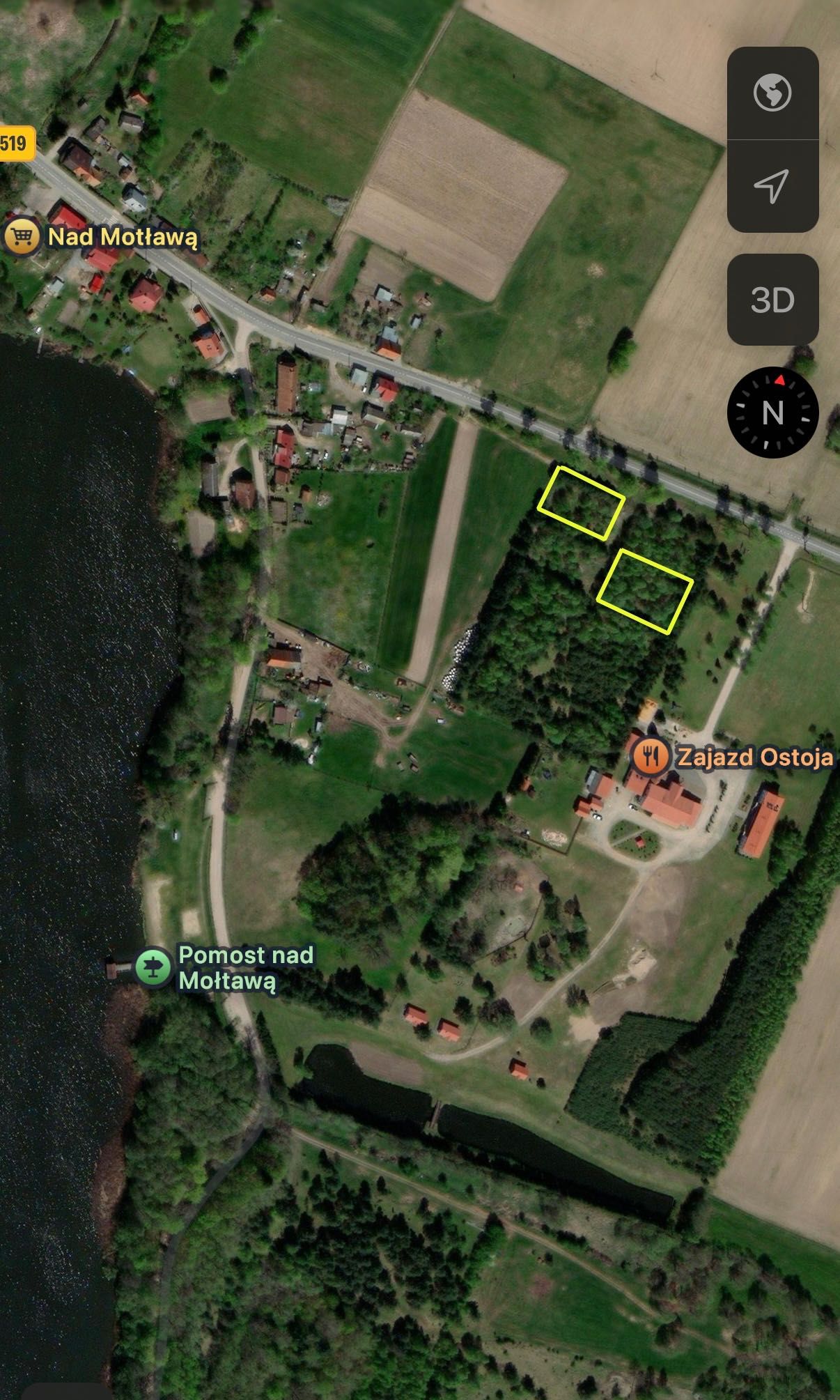 Sprzedam działkę budowlaną 1200m2 w miejscowości Przezmark