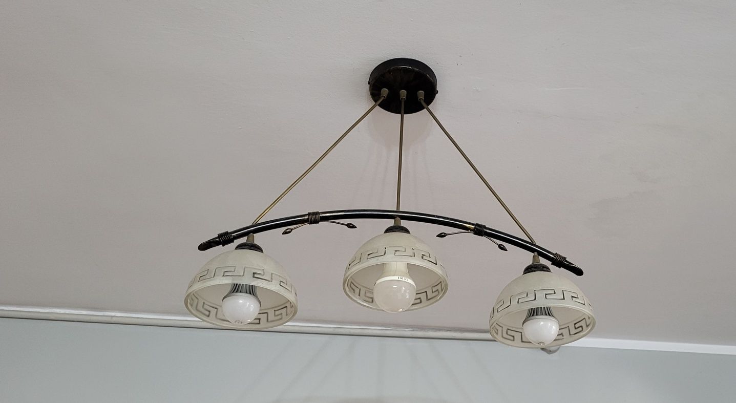 2 lampy i 2 kinkiety
