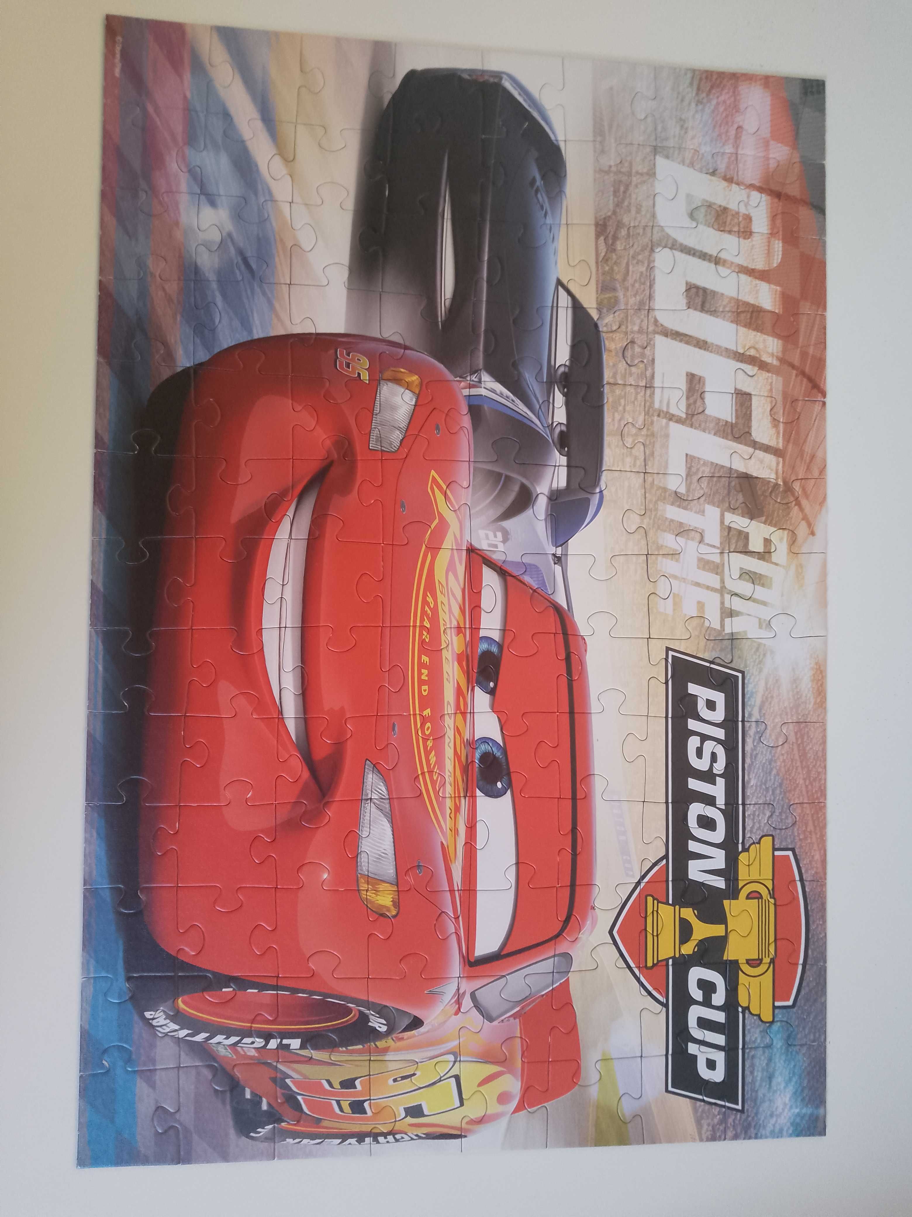 Puzzle 100 el. Auta cara zygzak McQueen