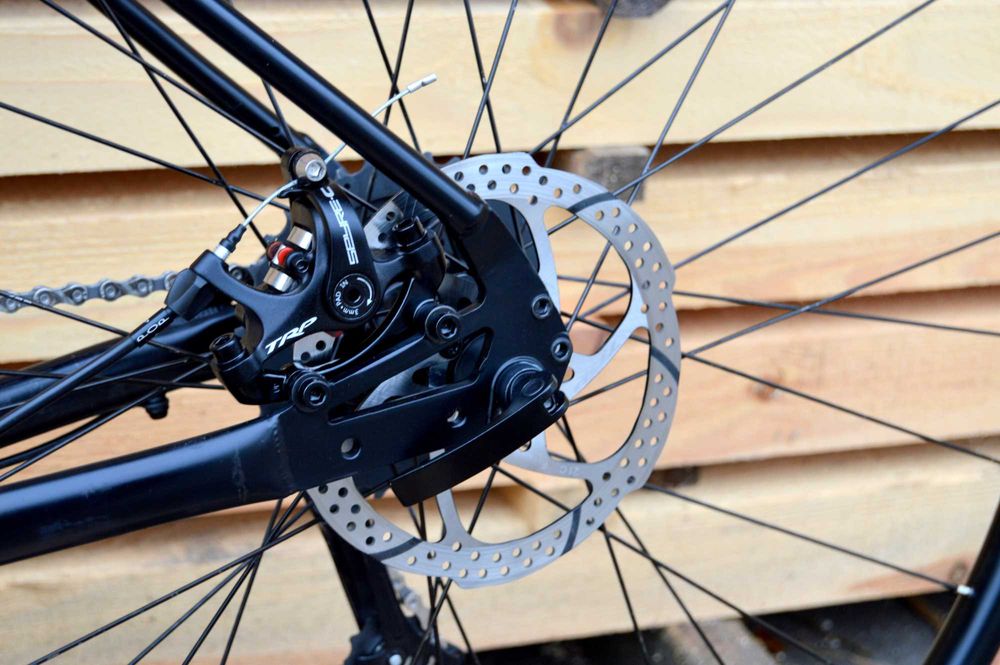 KOMFORTOWY Marin Four Corners L stalowy gravel 3X9 wyprawowy FAKTURA
