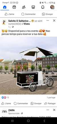 Bicicleta Gelados Nova