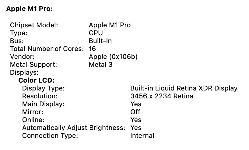 Ідеал MacBook Pro 16 2021 32GB 1TB 94%