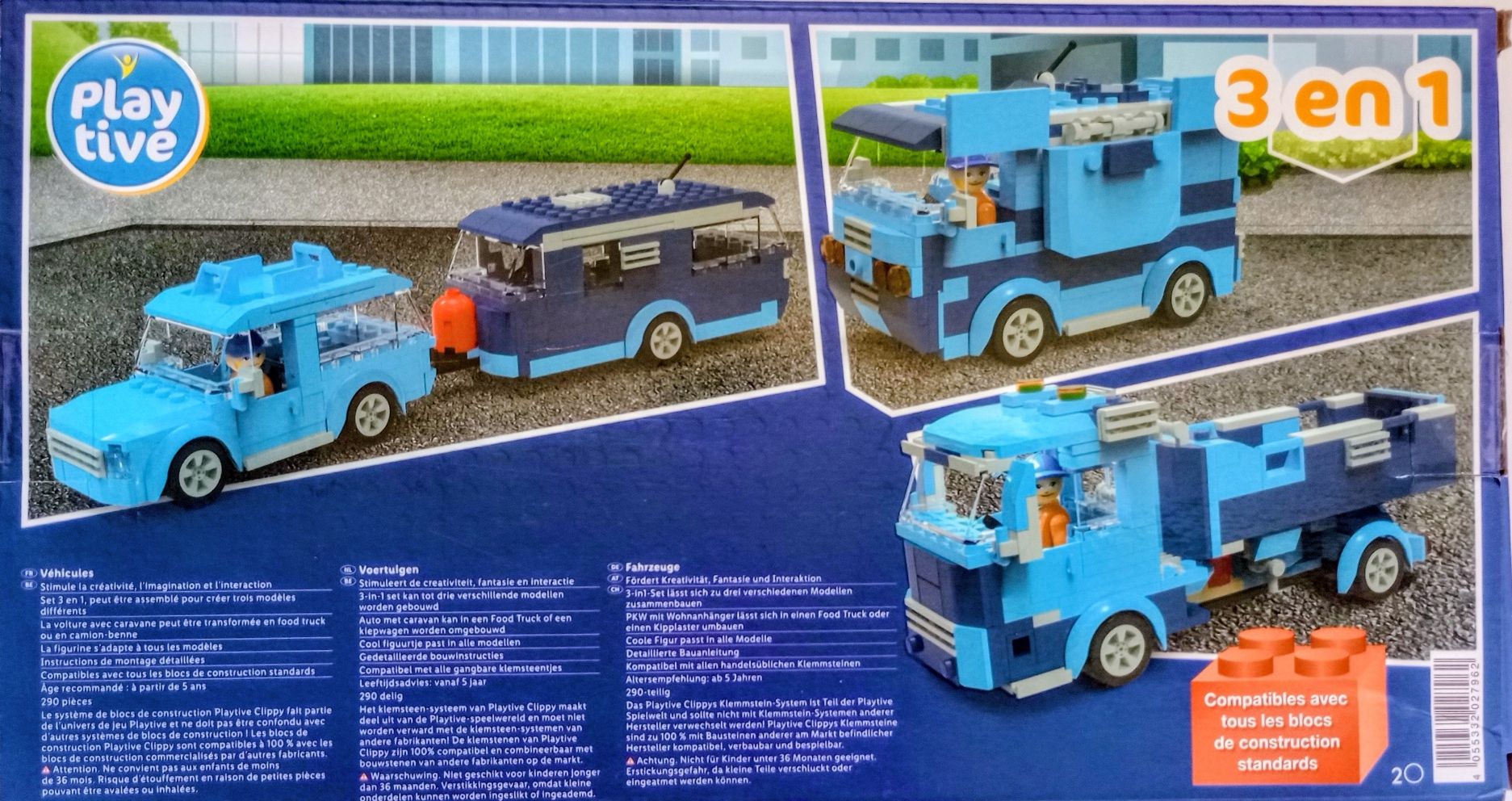 Klocki konstrukcyjne playtive 290 elementòw